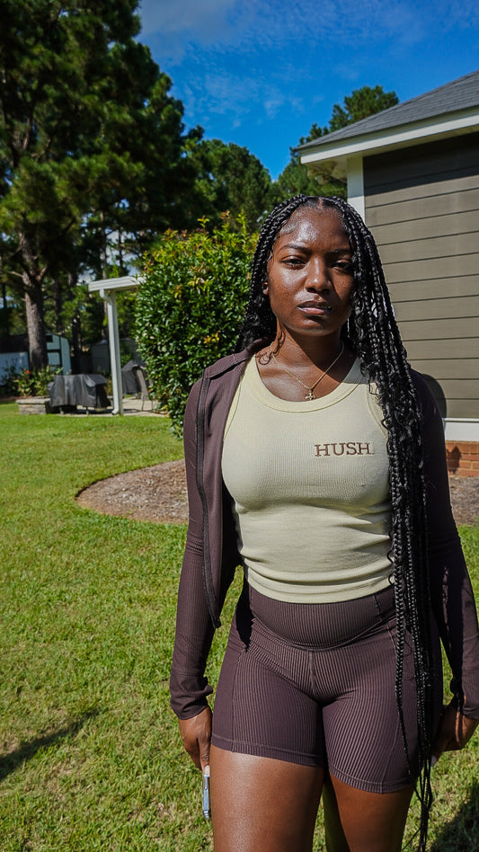 HUSH Ribbed Performance Tank