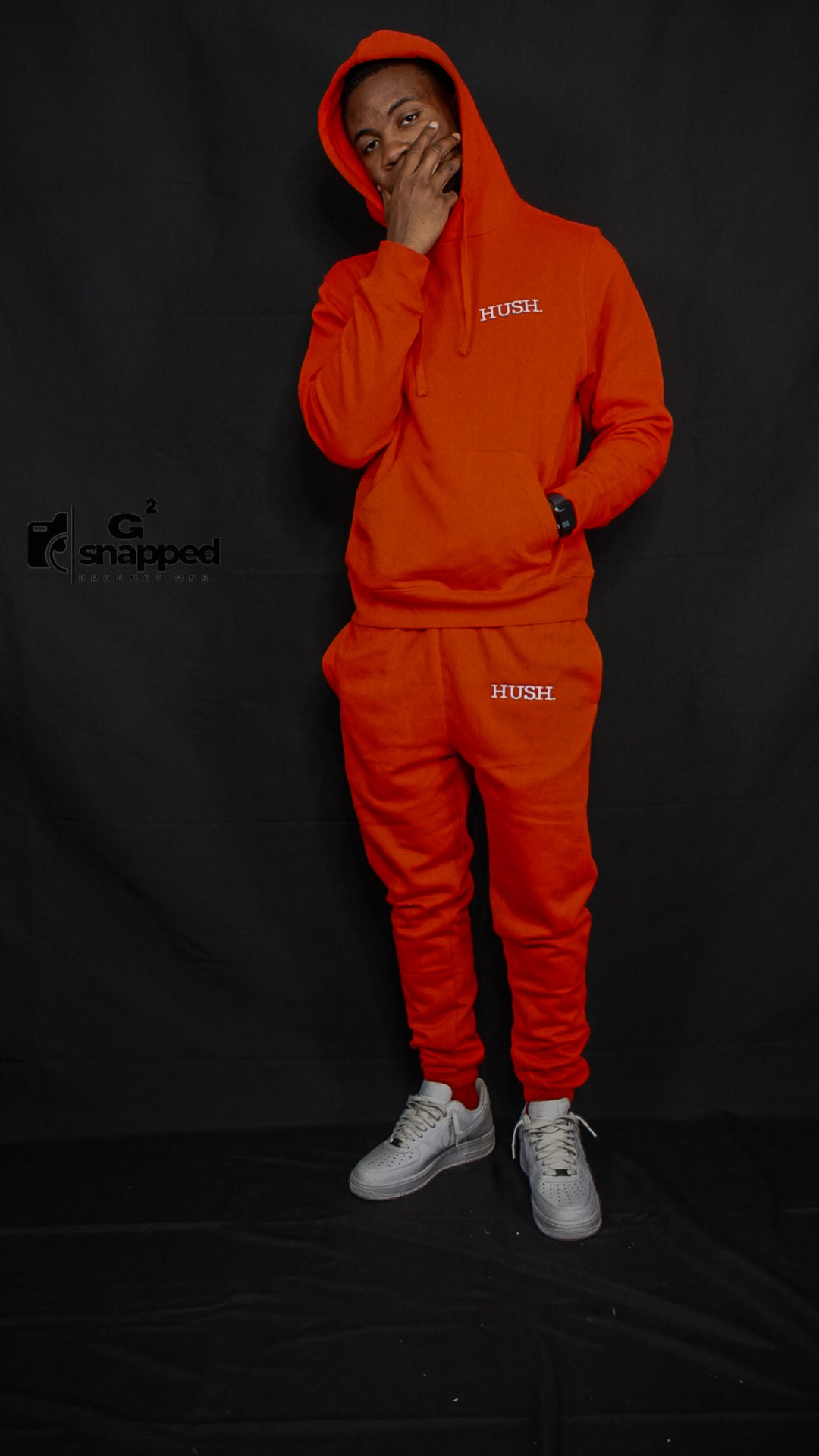 HUSH Premium Heavyweight Sweat Suit (Jogger Bottoms + Pouch Jacket)