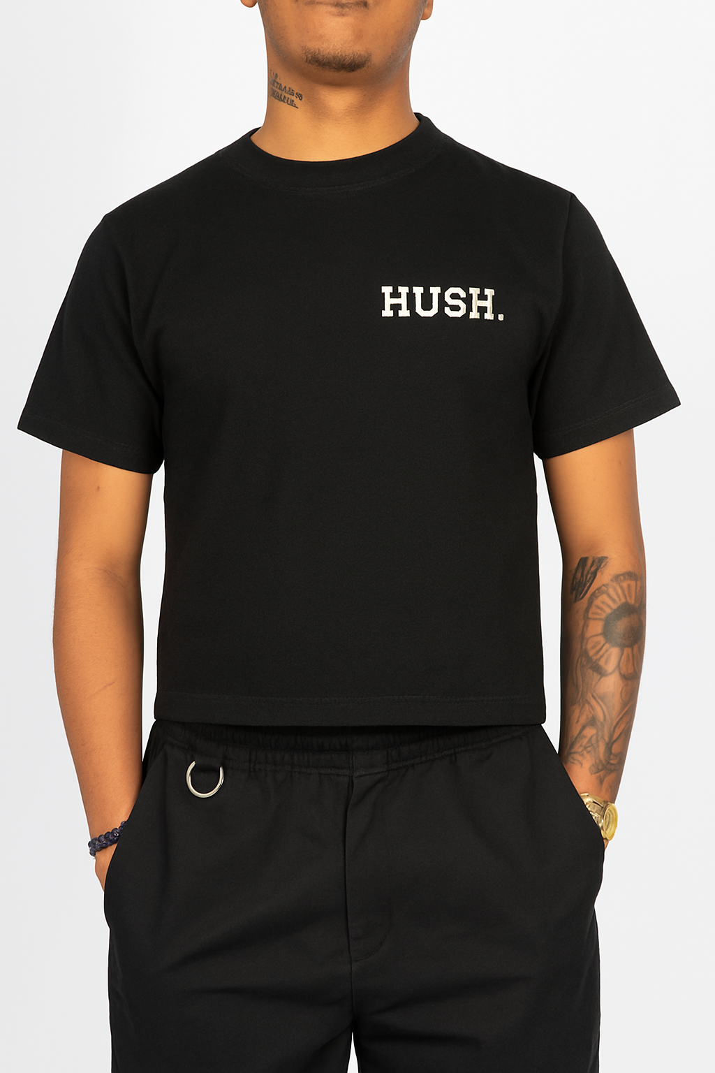 HUSH Essential Cropped Tee