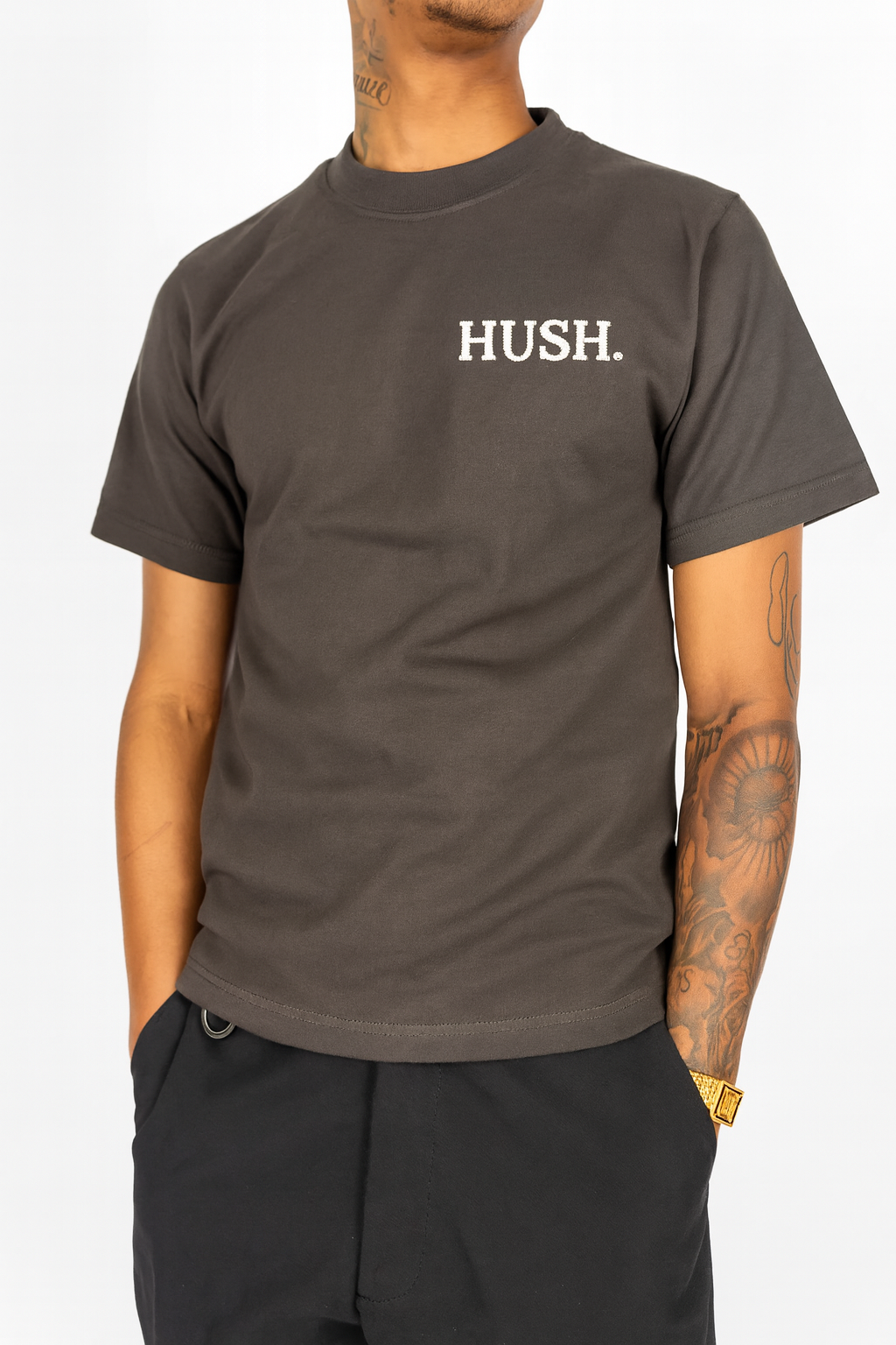 HUSH Essential Cropped Tee