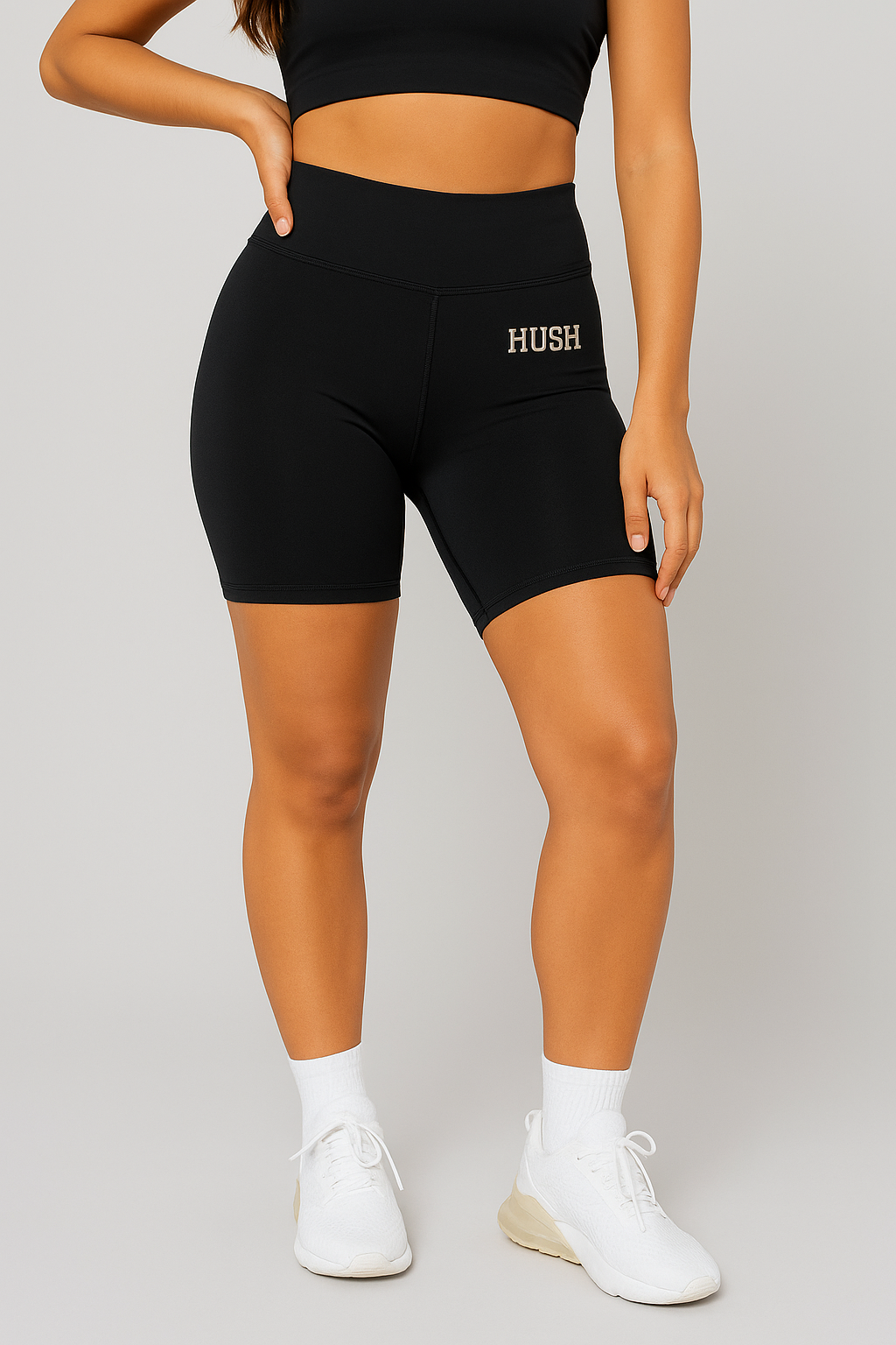 HUSH High-Waist Biker Shorts