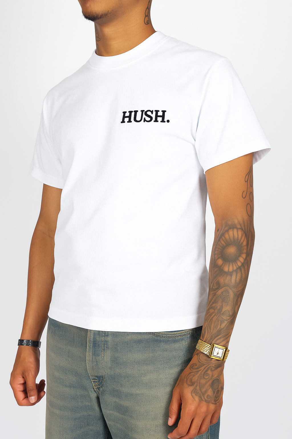HUSH Essential Cropped Tee