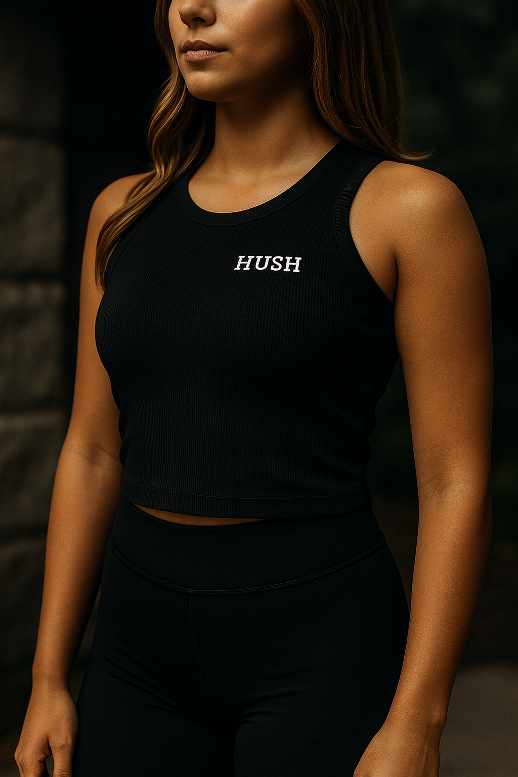 HUSH Ribbed Performance Tank