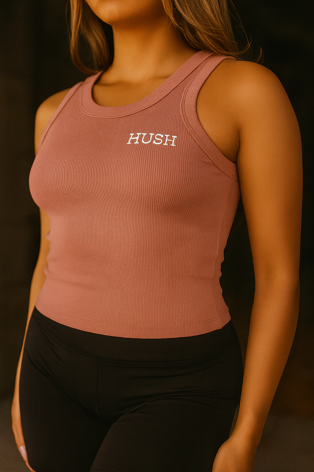 HUSH Ribbed Performance Tank
