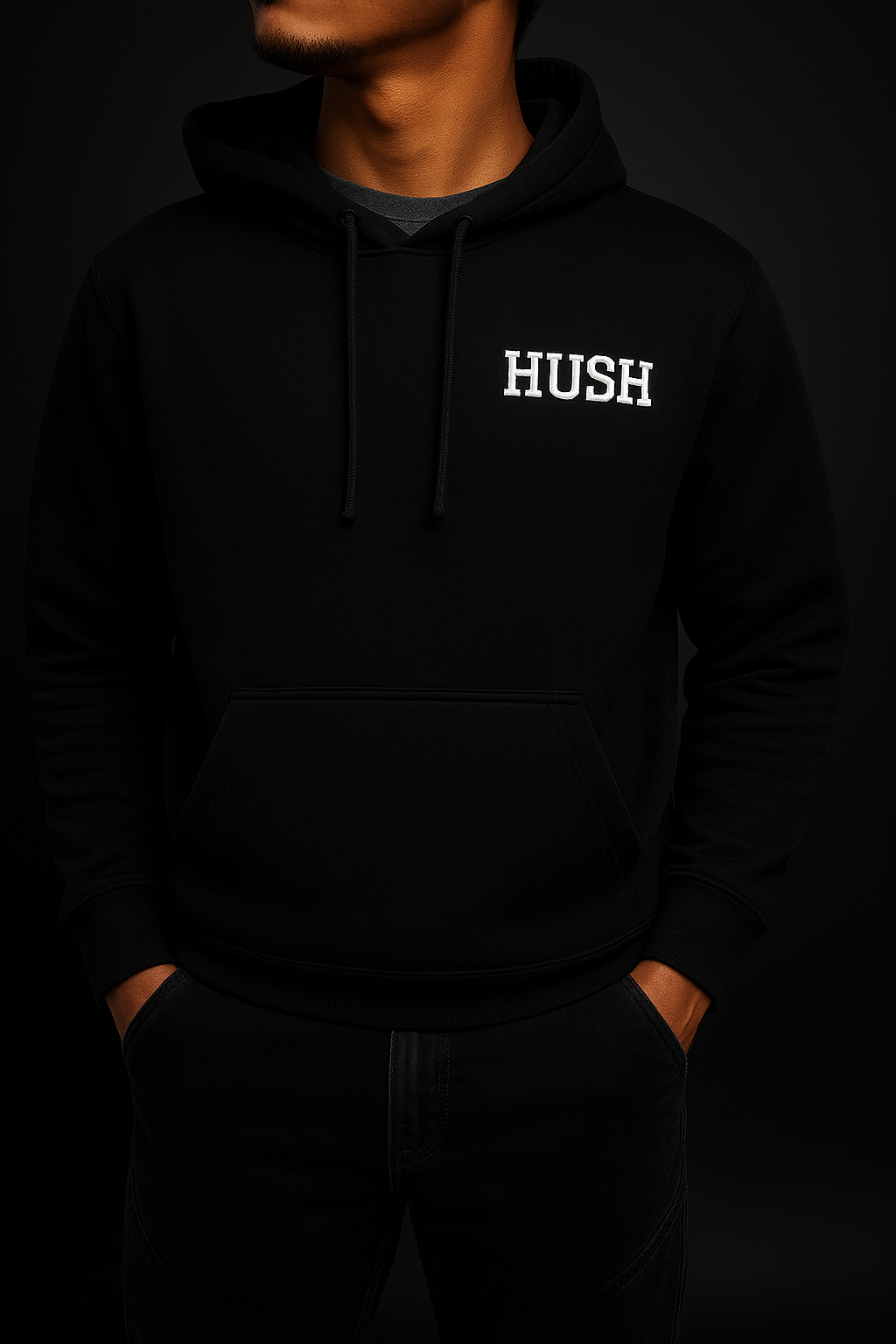 HUSH Classic Hoodie – Built for the Quiet Hustle