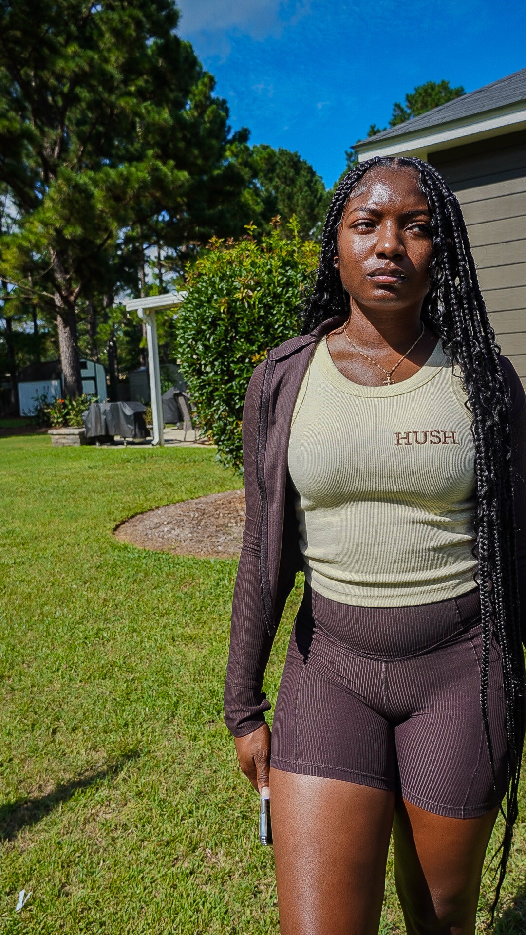 HUSH Ribbed Performance Tank