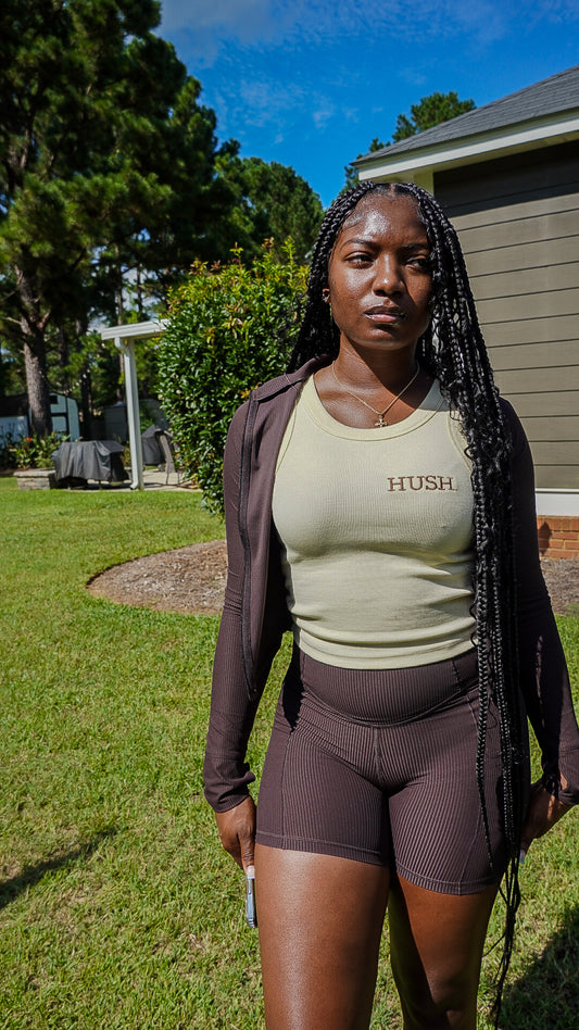 HUSH Ribbed Performance Tank